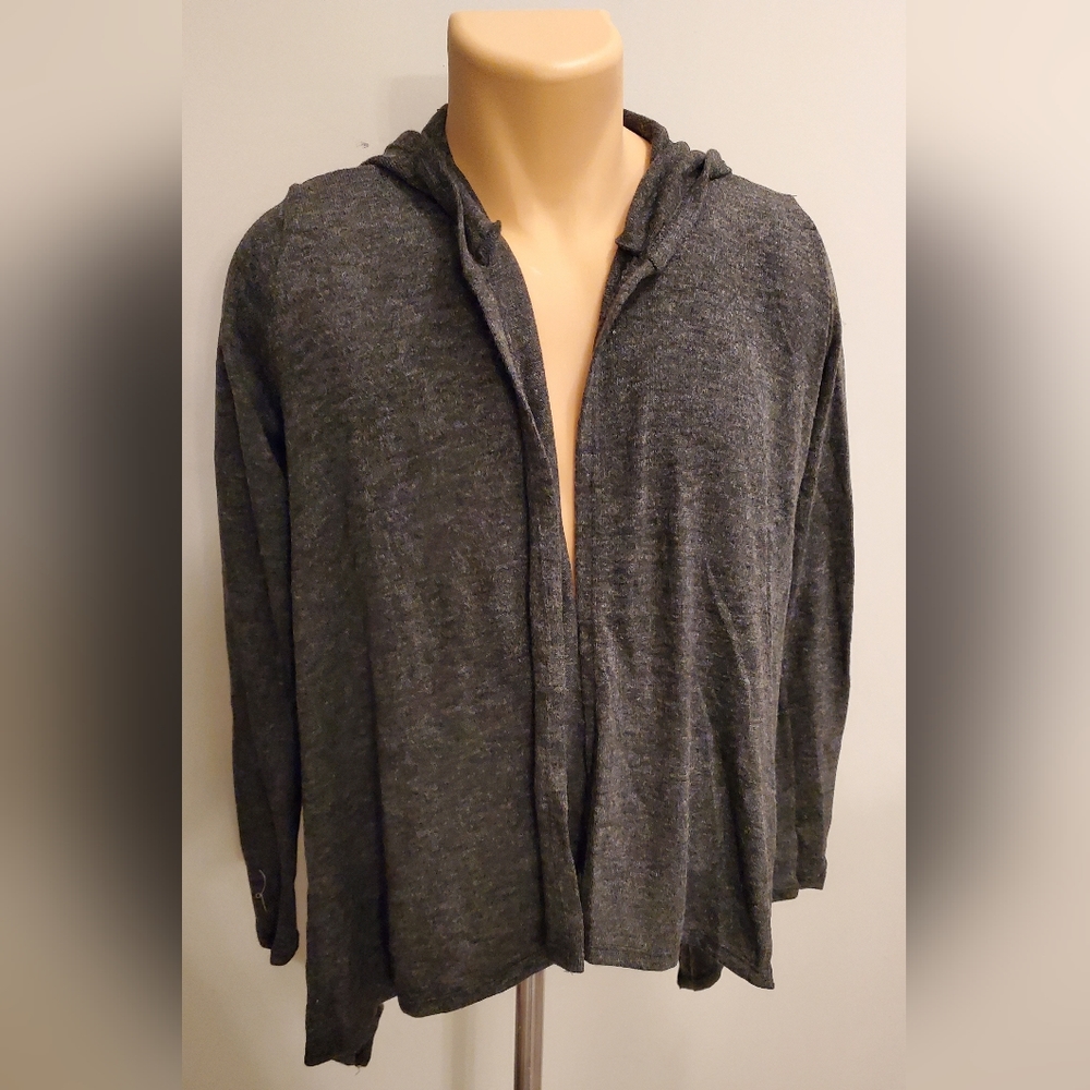 NWOT Gray Hooded Cardigan